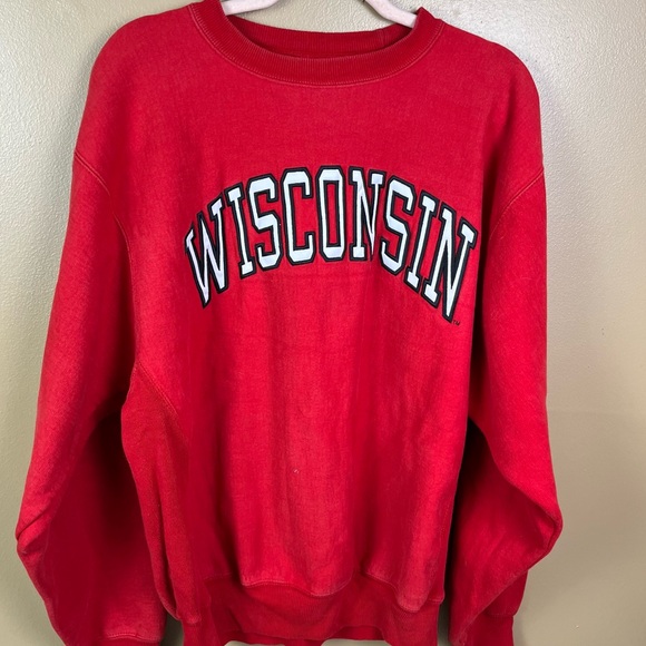 Steve & Barry's Other - Steve And Barry's Vintage Wisconsin Crewneck Sweatshirt